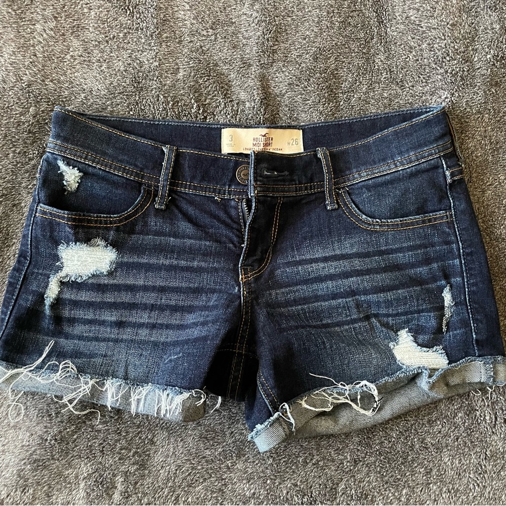 Hollister Distressed Denim Shorts